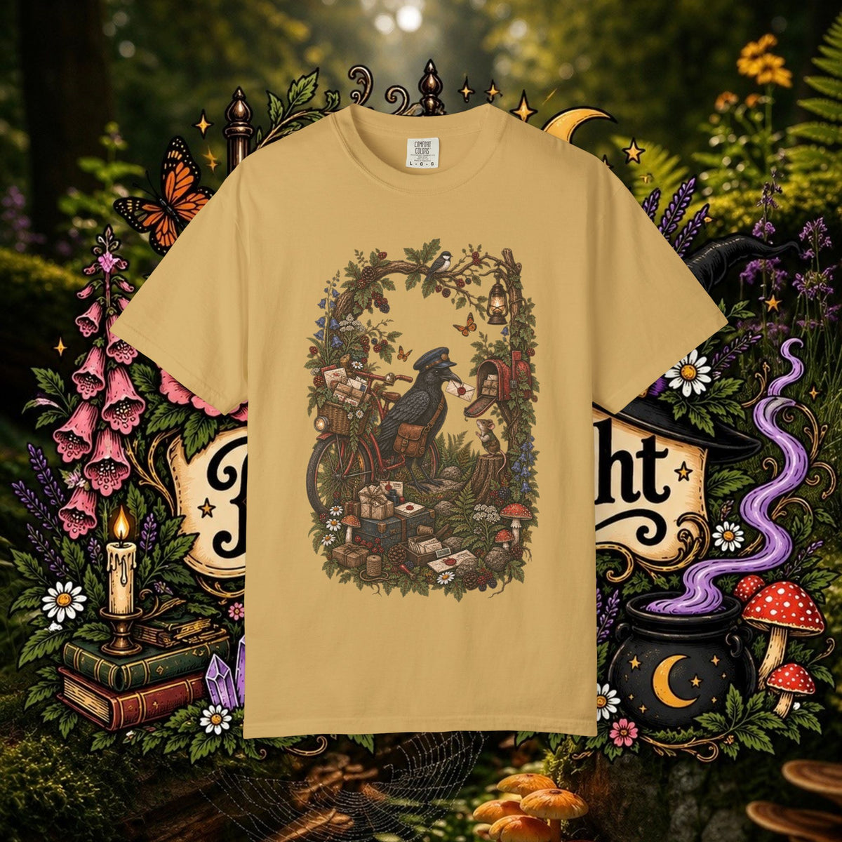 Raven Mail Carrier Oversized T-Shirt