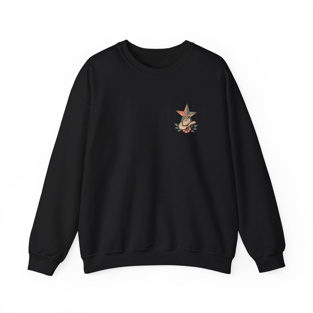 I Will Succeed Because I’m Insane Female Bull Rider Crewneck Sweatshirt