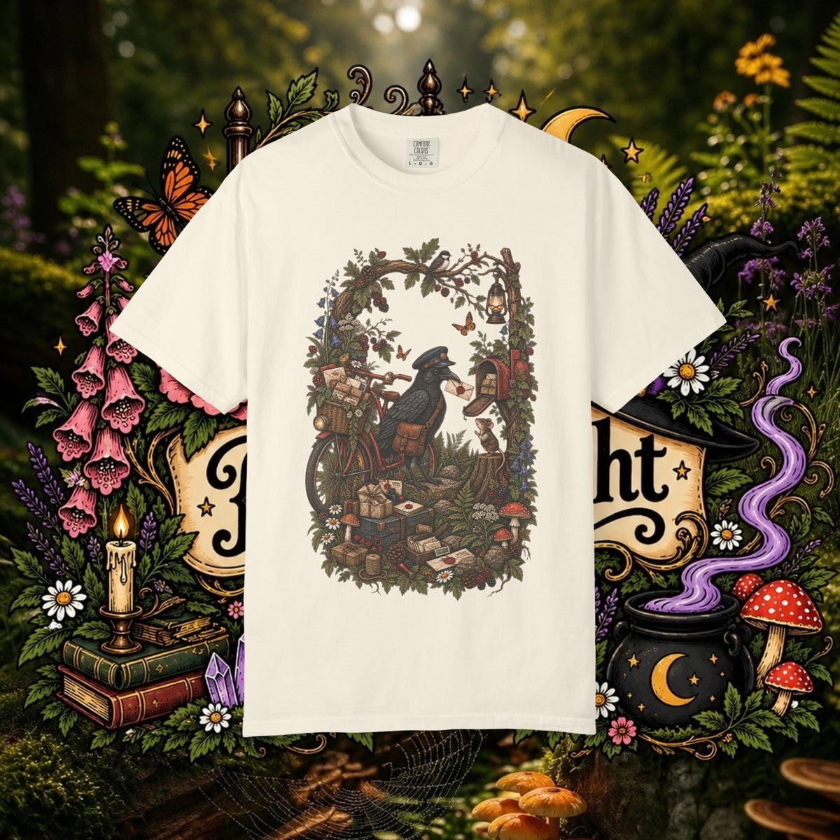 Raven Mail Carrier Oversized T-Shirt