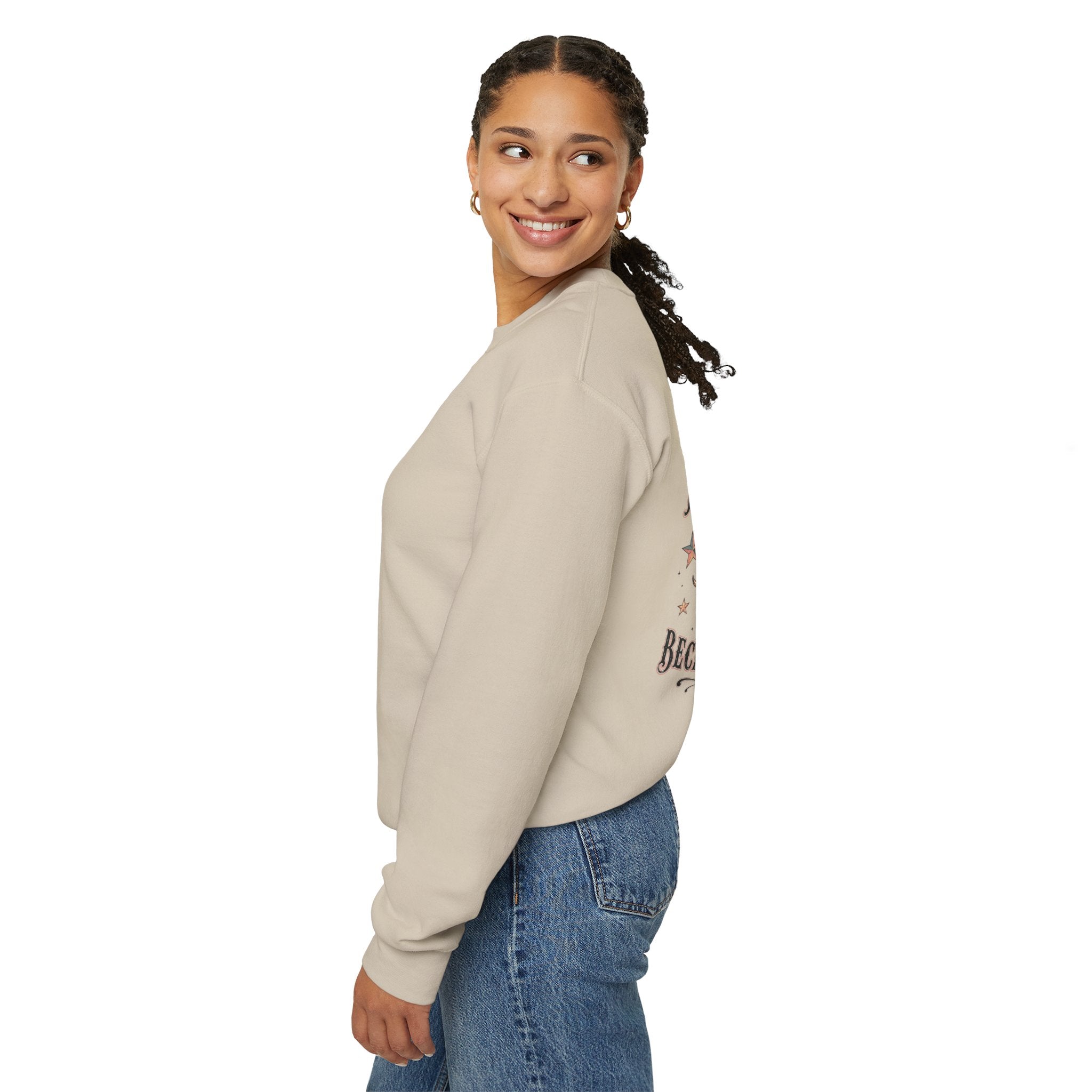 I Will Succeed Because I’m Insane Female Bull Rider Crewneck Sweatshirt
