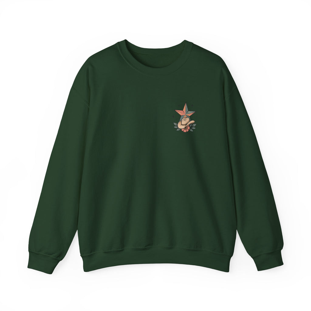 I Will Succeed Because I’m Insane Female Bull Rider Crewneck Sweatshirt