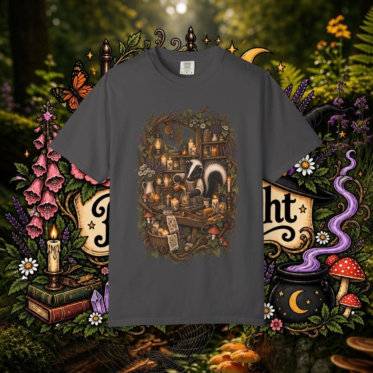 Skunk Candle Maker Oversized T-Shirt