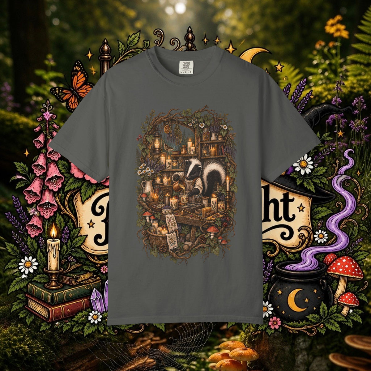Skunk Candle Maker Oversized T-Shirt