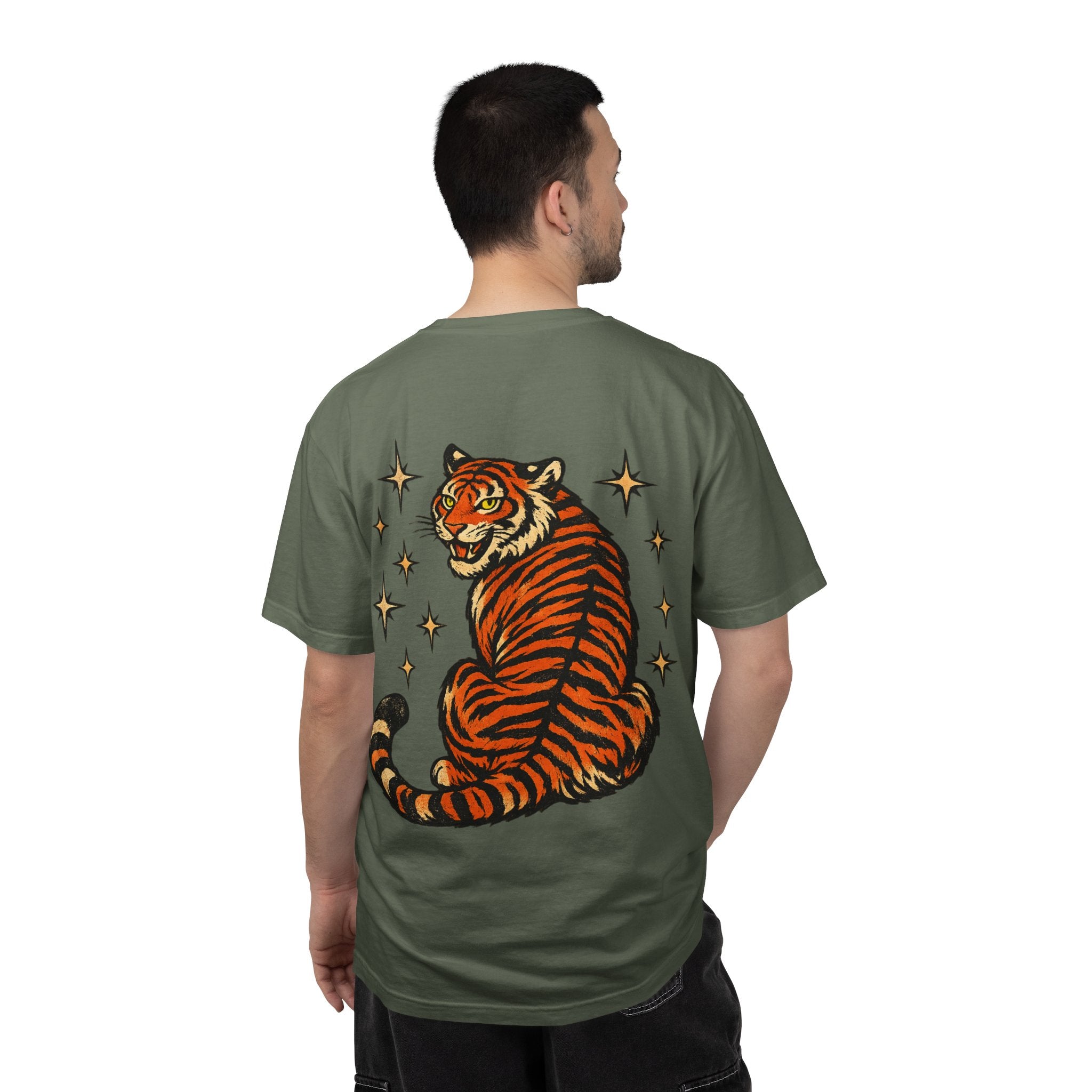 I Will Succeed Tiger T-Shirt — Bold Vintage Rider Graphic Tee