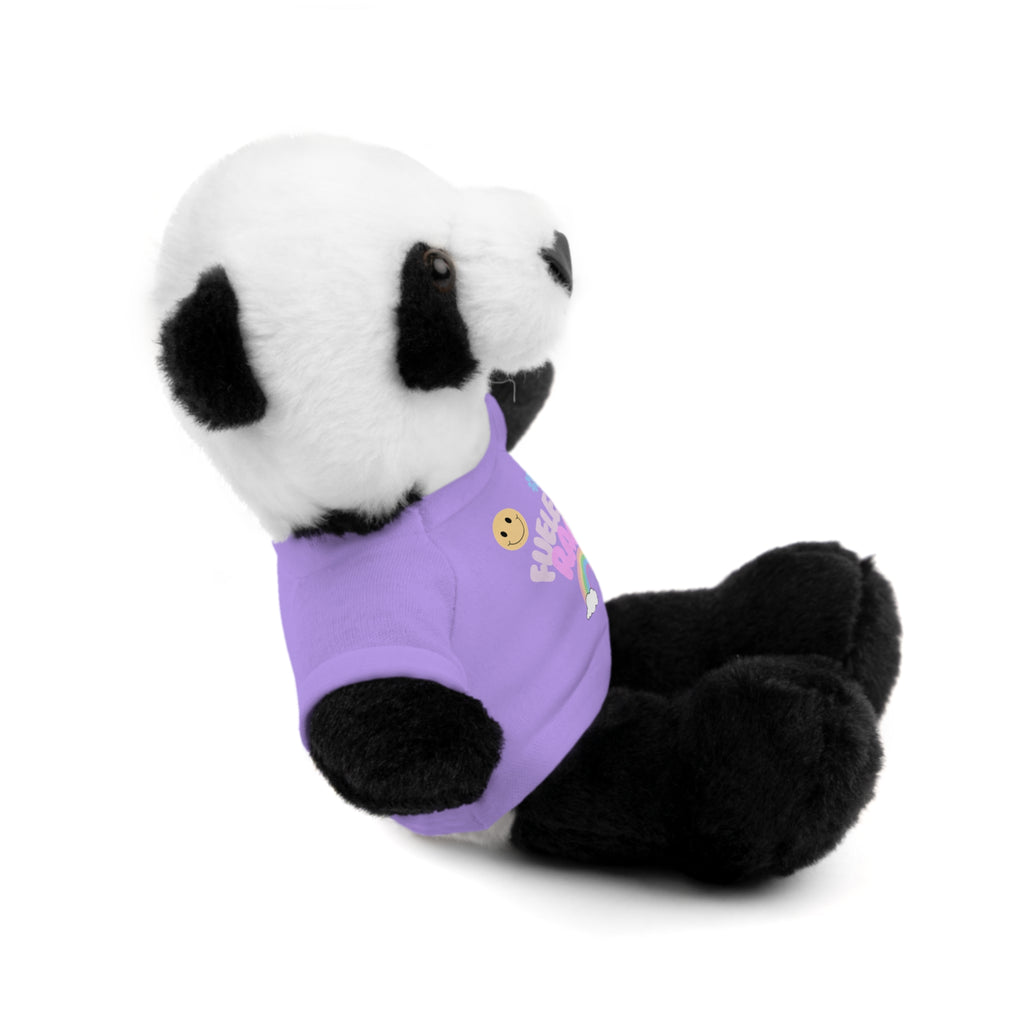 'Fueled by Rage' Teddy Bear Plush — 8" Stuffed Animal with Funny Tee