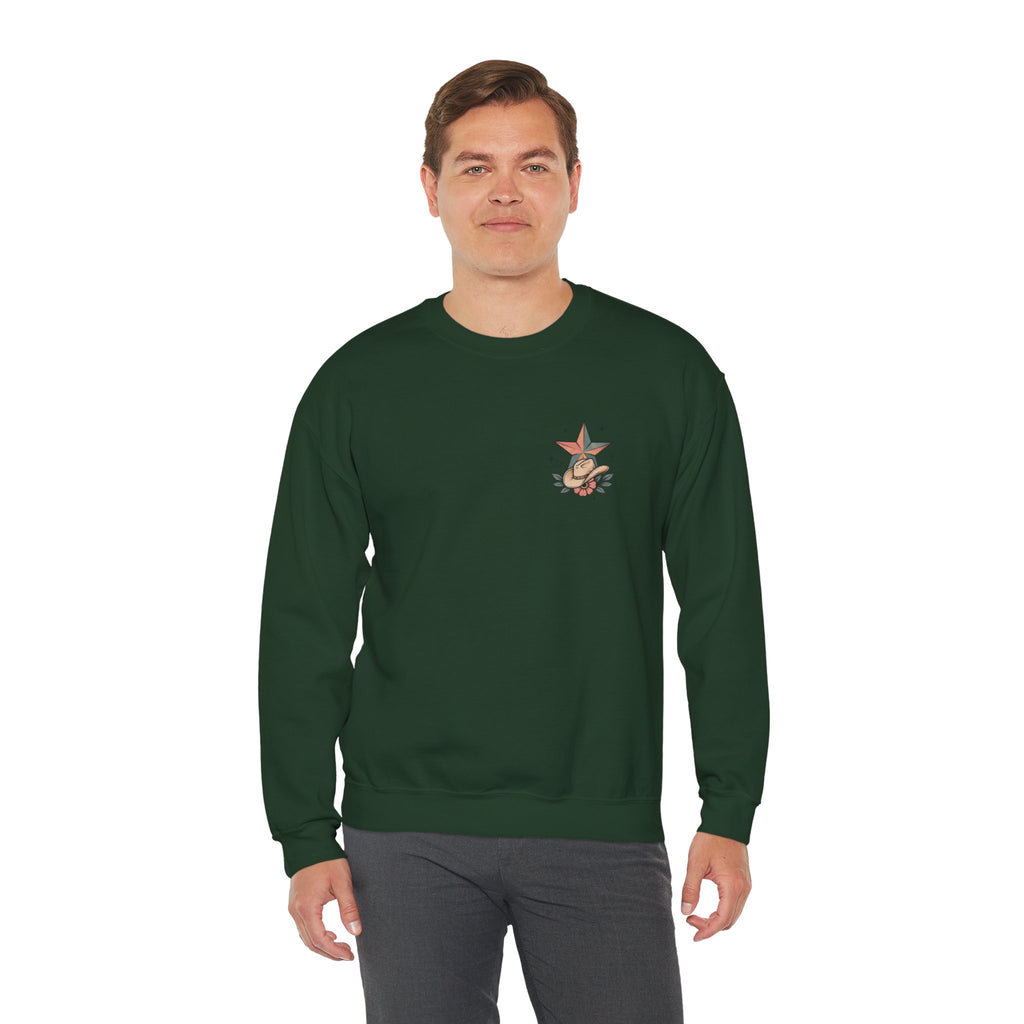 I Will Succeed Because I’m Insane Female Bull Rider Crewneck Sweatshirt