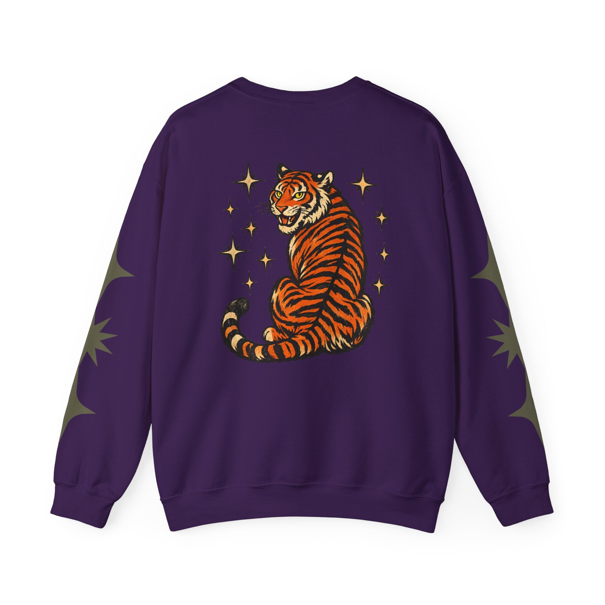 I Will Succeed "Because I Am Insane" Crewneck Sweatshirt — Vintage Tiger Rider Graphic