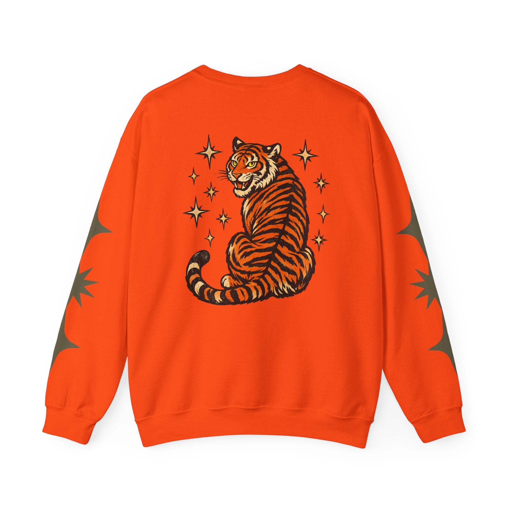 I Will Succeed "Because I Am Insane" Crewneck Sweatshirt — Vintage Tiger Rider Graphic