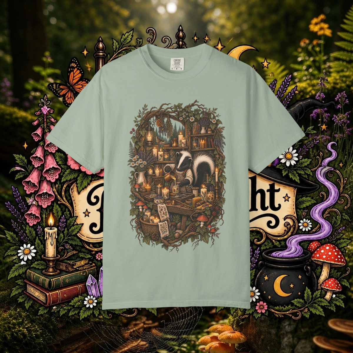 Skunk Candle Maker Oversized T-Shirt