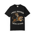 I Will Succeed Tiger T-Shirt — Bold Vintage Rider Graphic Tee