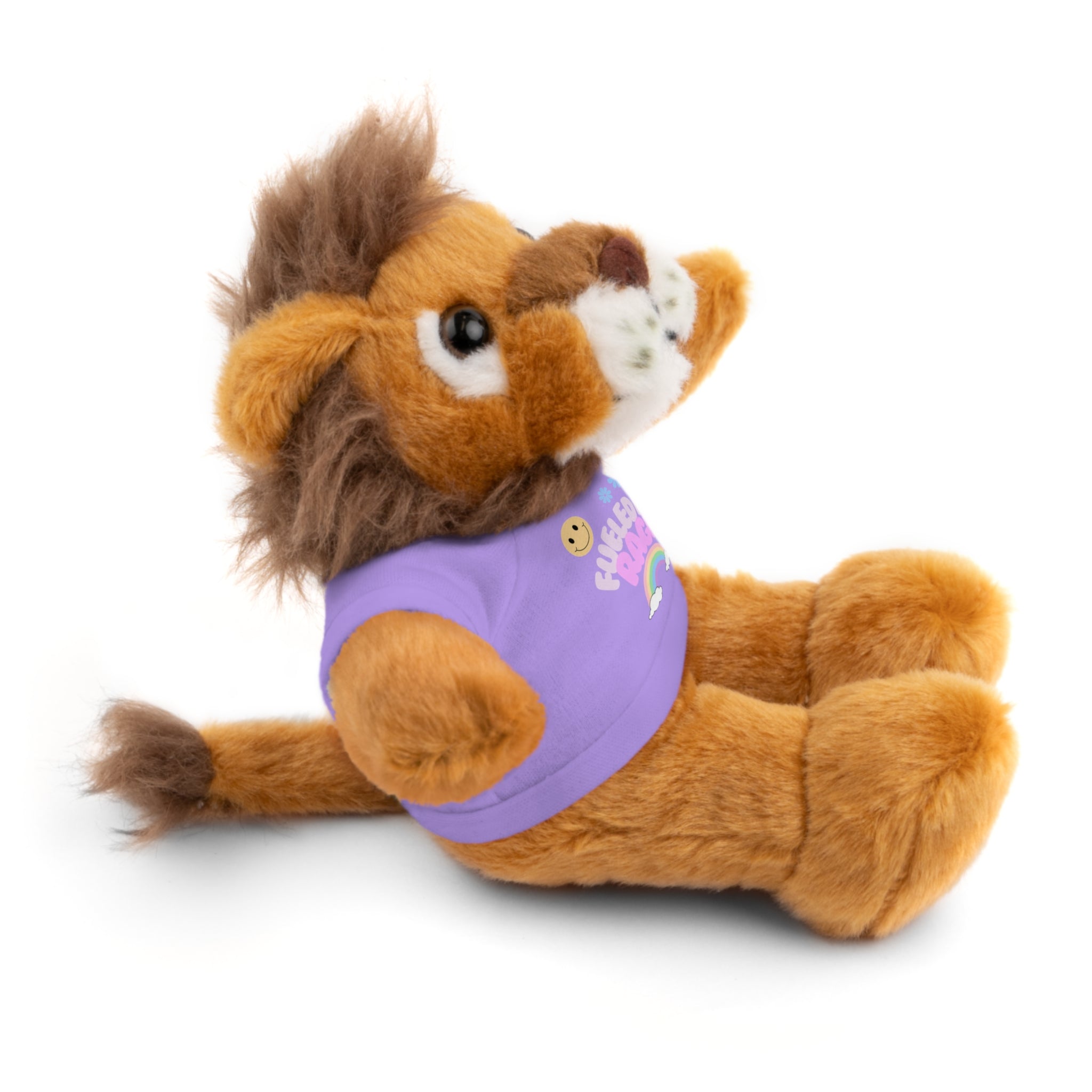 'Fueled by Rage' Teddy Bear Plush — 8" Stuffed Animal with Funny Tee