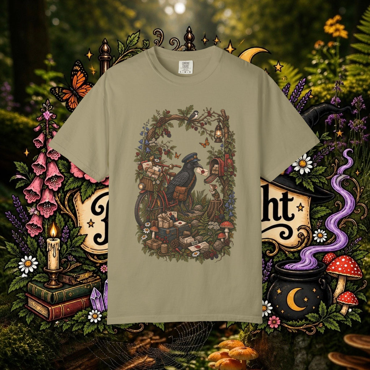 Raven Mail Carrier Oversized T-Shirt