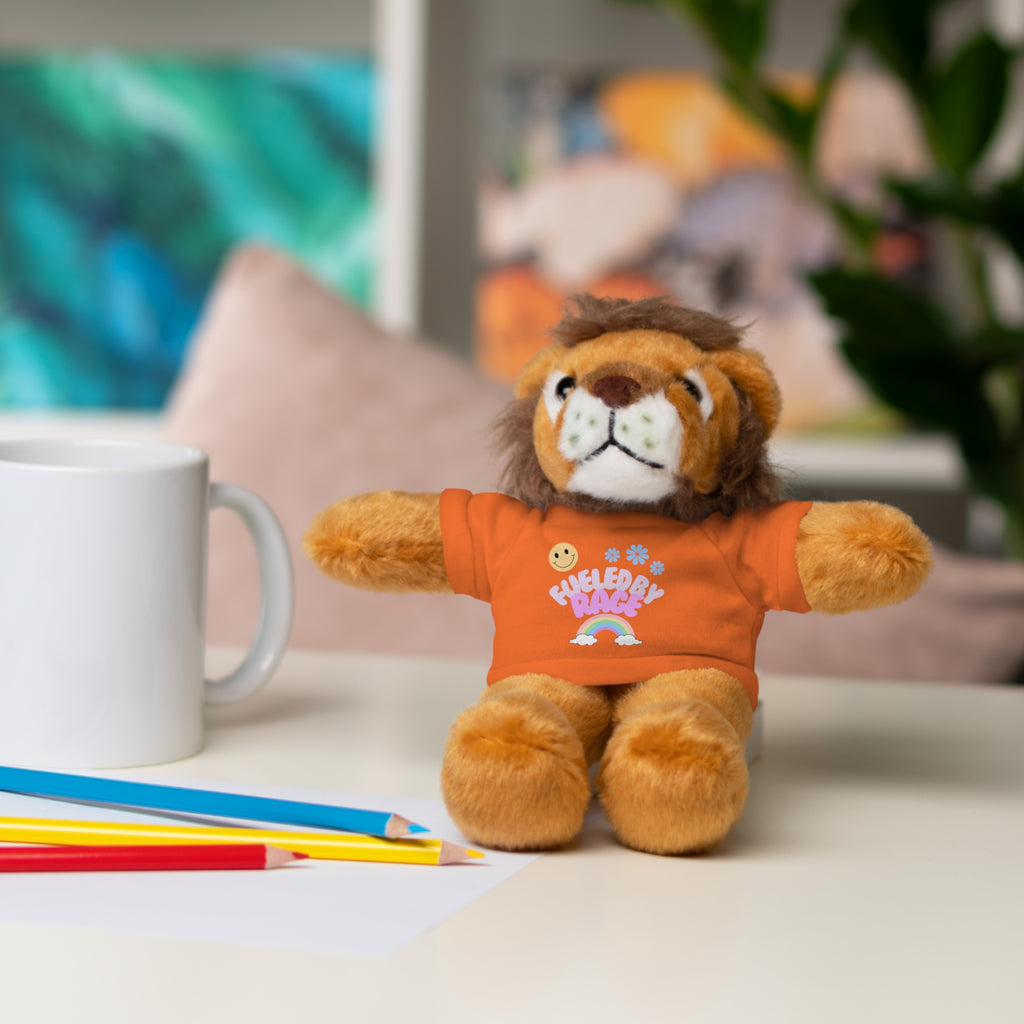 'Fueled by Rage' Teddy Bear Plush — 8" Stuffed Animal with Funny Tee