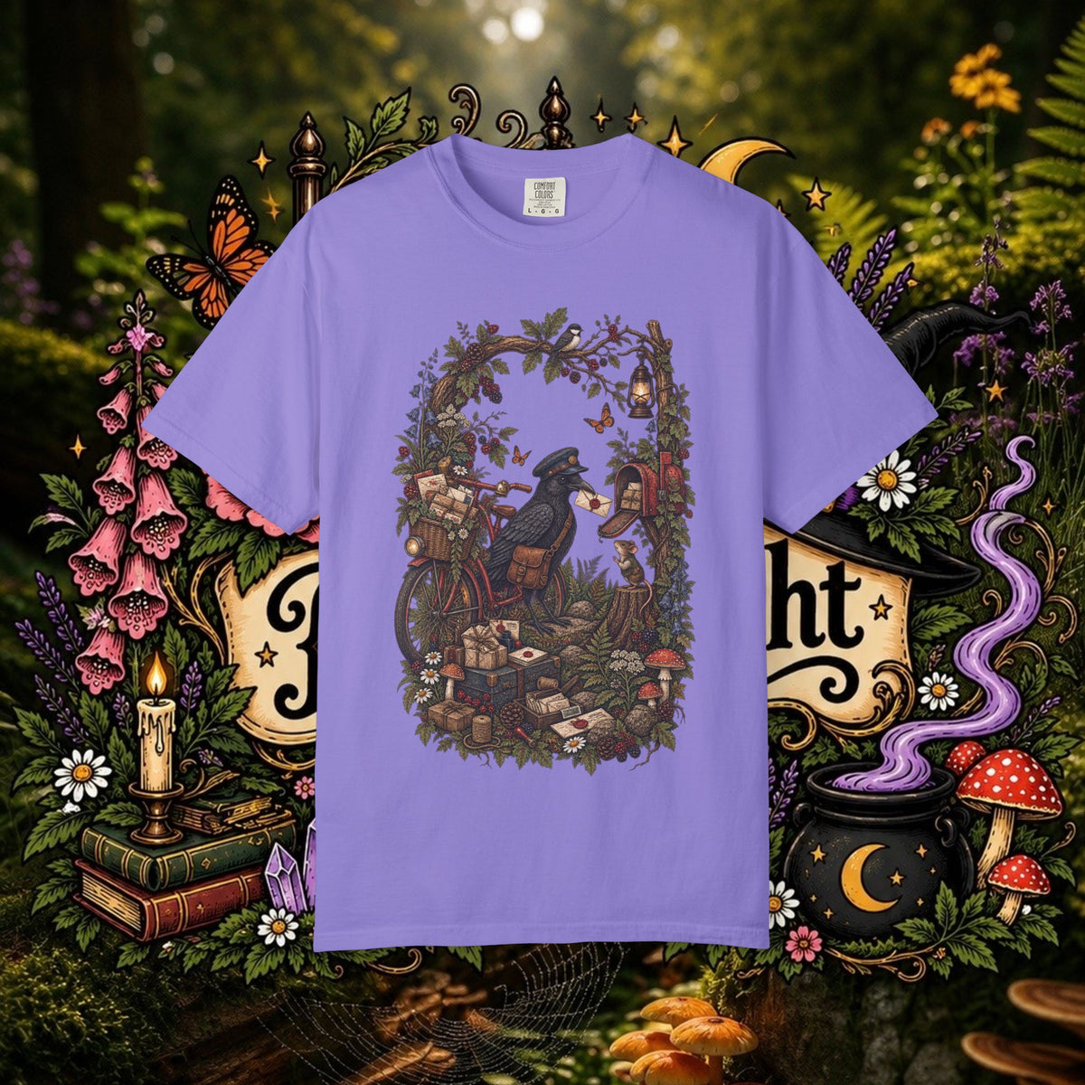 Raven Mail Carrier Oversized T-Shirt