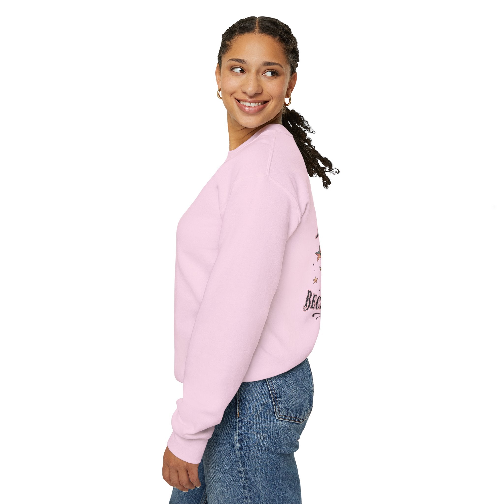 I Will Succeed Because I’m Insane Female Bull Rider Crewneck Sweatshirt