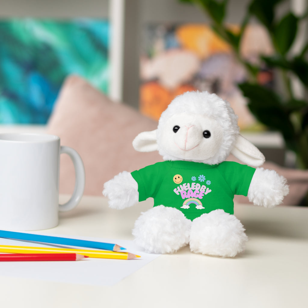 'Fueled by Rage' Teddy Bear Plush — 8" Stuffed Animal with Funny Tee