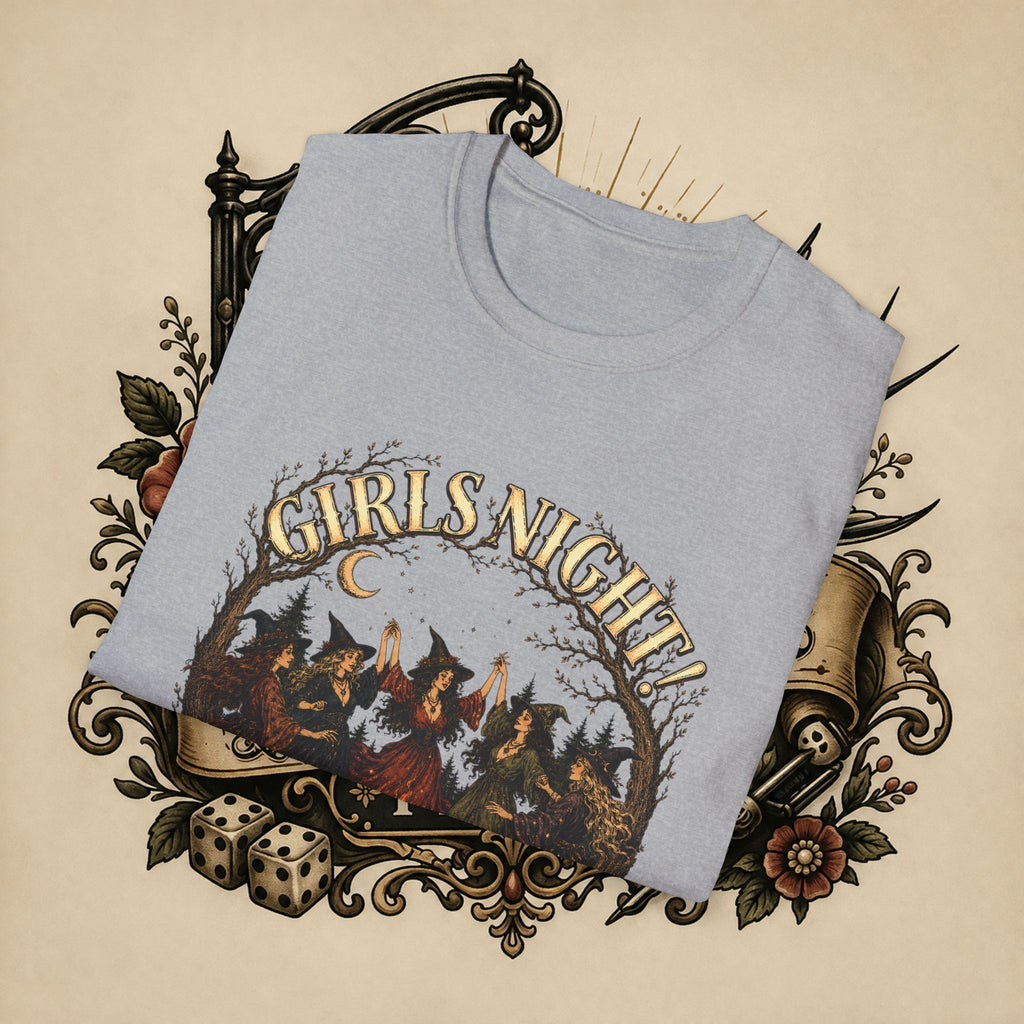 Girls Night T-Shirt — Witchy Bonfire Graphic Tee