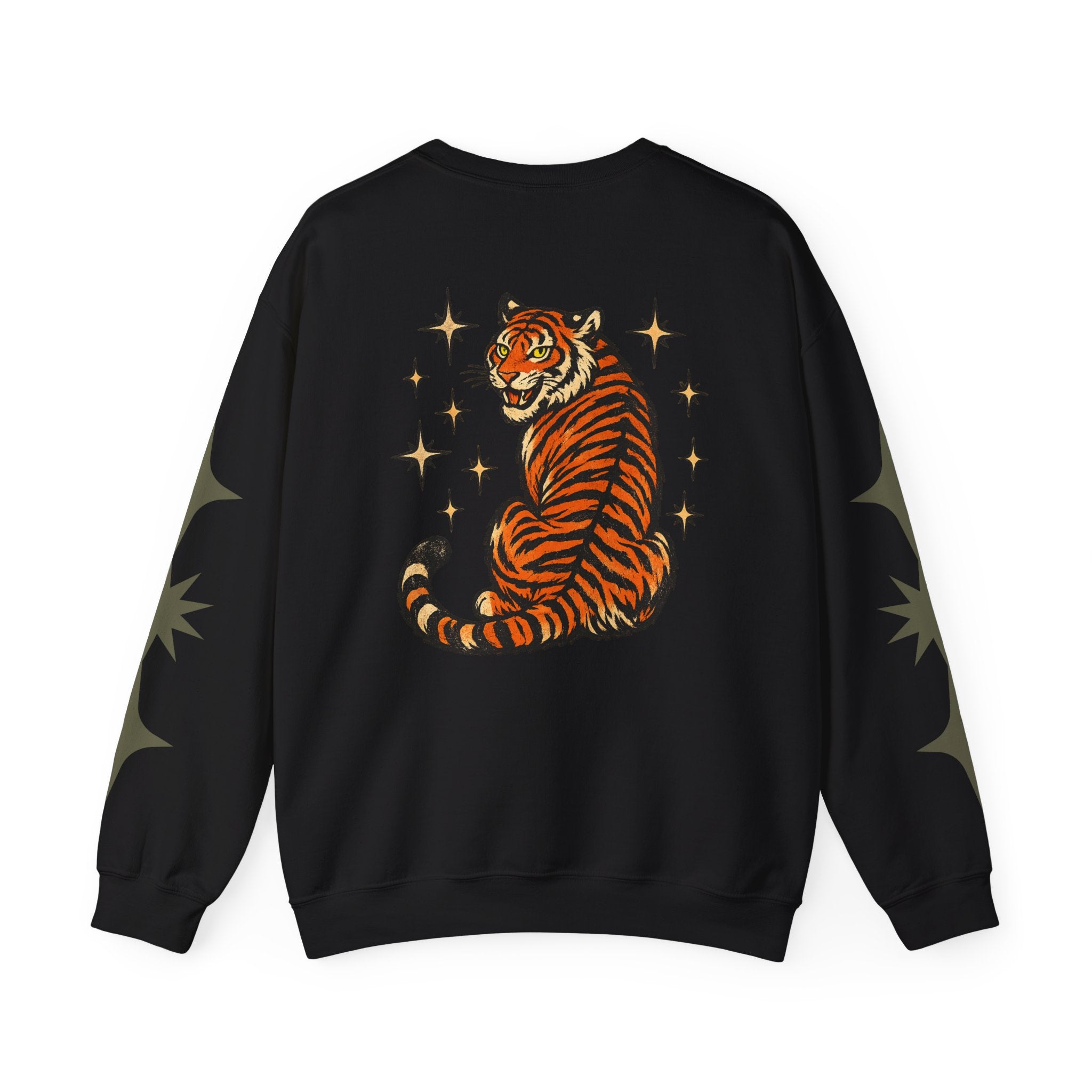 I Will Succeed "Because I Am Insane" Crewneck Sweatshirt — Vintage Tiger Rider Graphic
