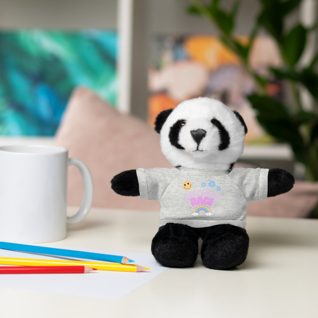 'Fueled by Rage' Teddy Bear Plush — 8" Stuffed Animal with Funny Tee