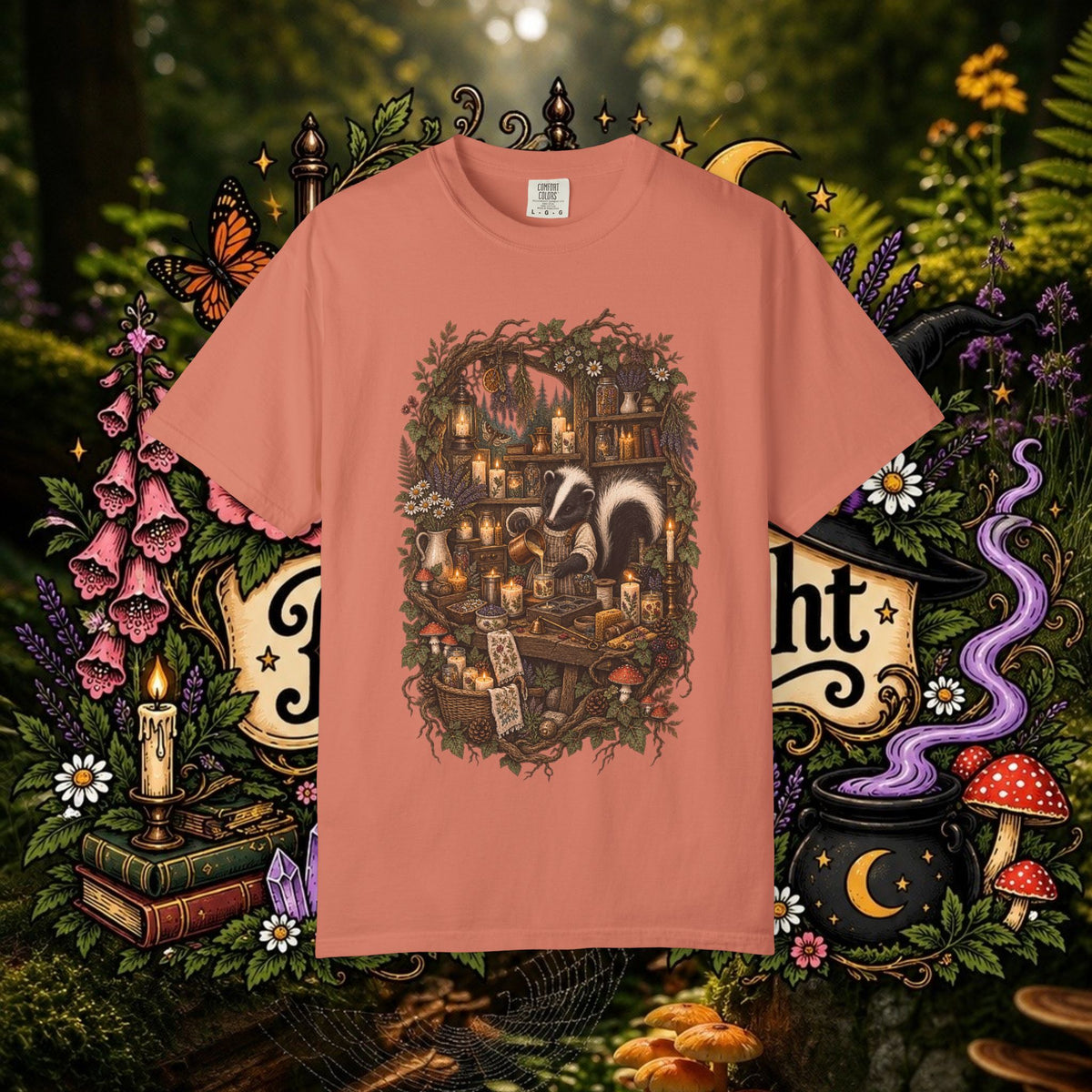Skunk Candle Maker Oversized T-Shirt