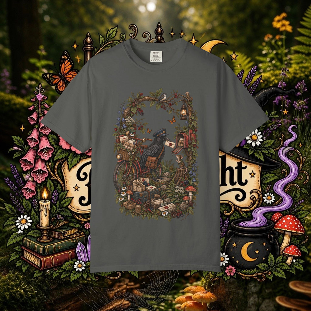 Raven Mail Carrier Oversized T-Shirt