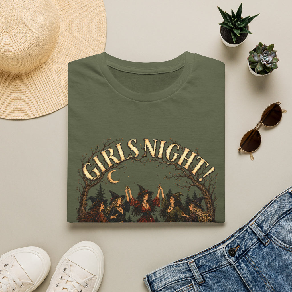 Girls Night T-Shirt — Witchy Bonfire Graphic Tee