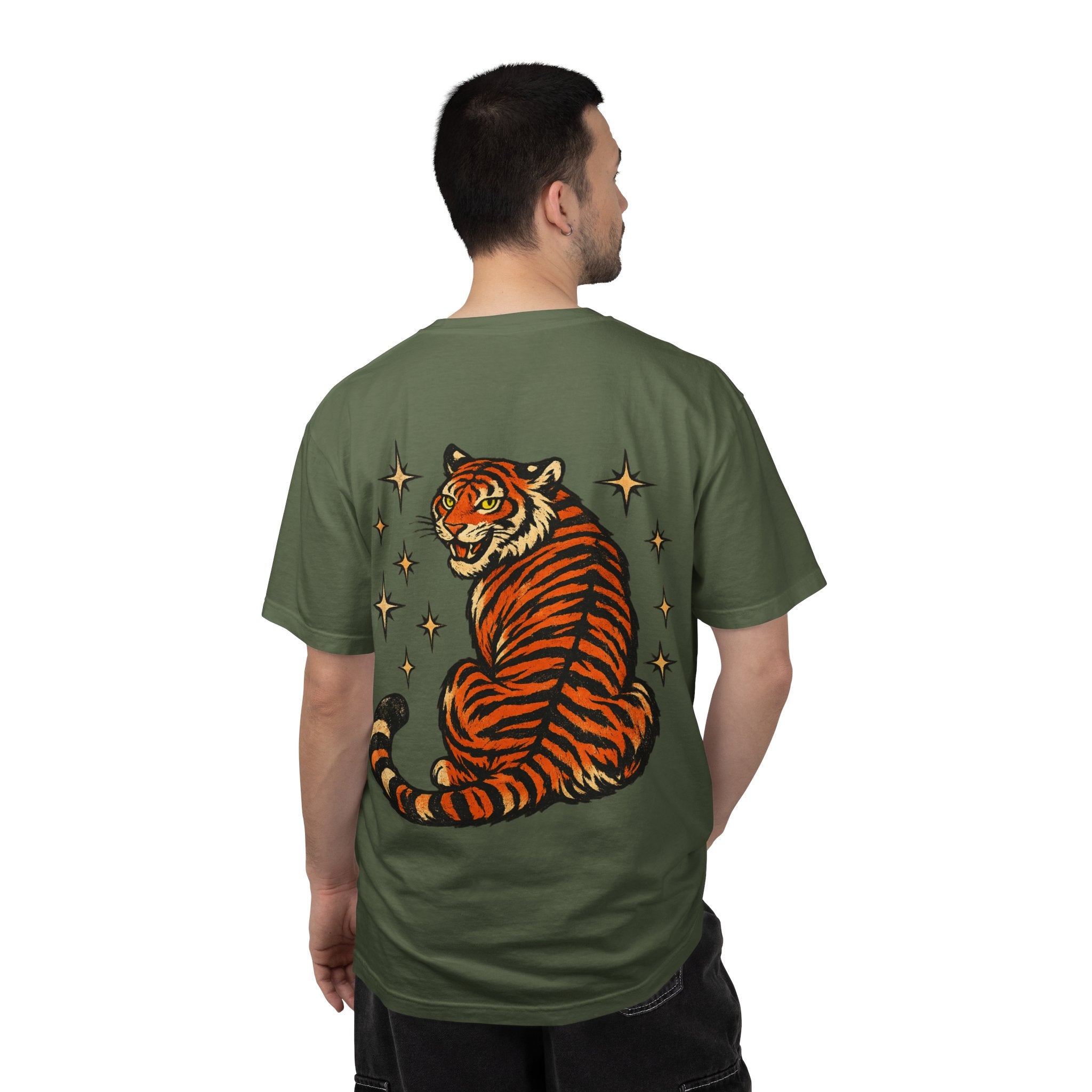 I Will Succeed Tiger T-Shirt — Bold Vintage Rider Graphic Tee