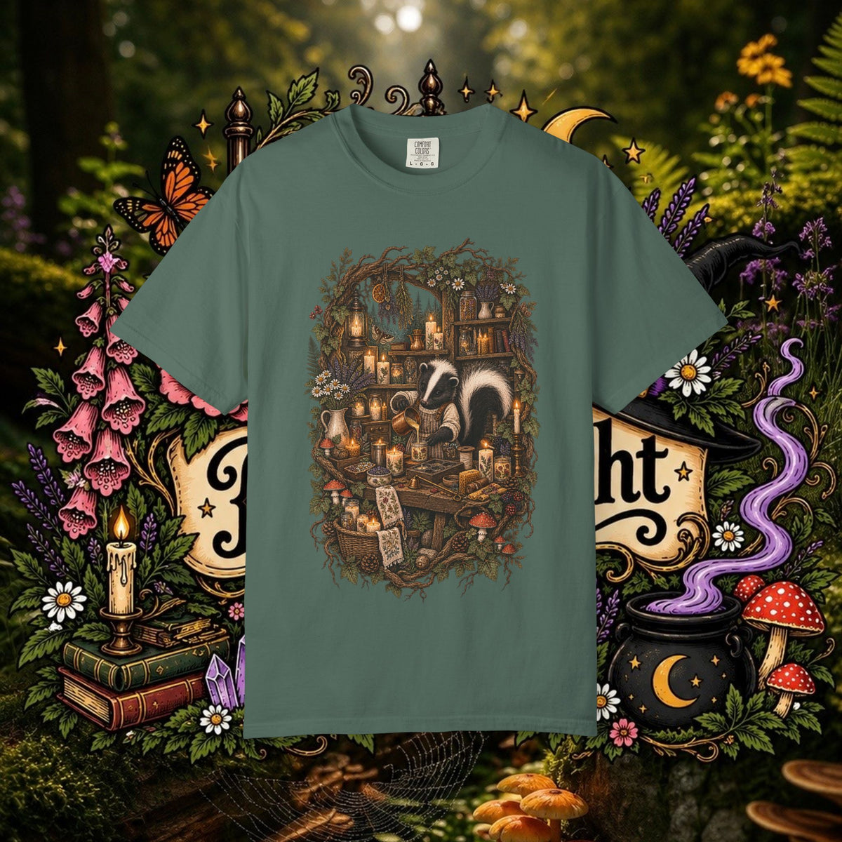 Skunk Candle Maker Oversized T-Shirt