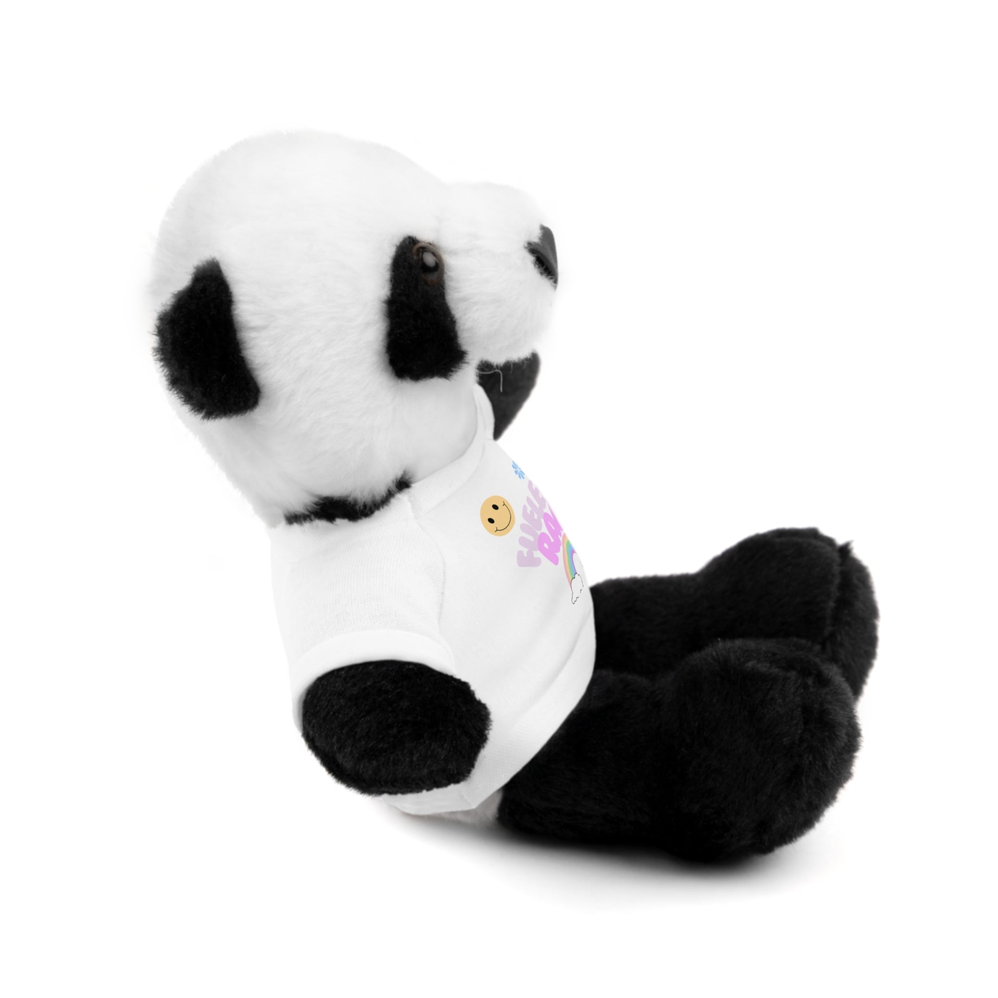 'Fueled by Rage' Teddy Bear Plush — 8" Stuffed Animal with Funny Tee