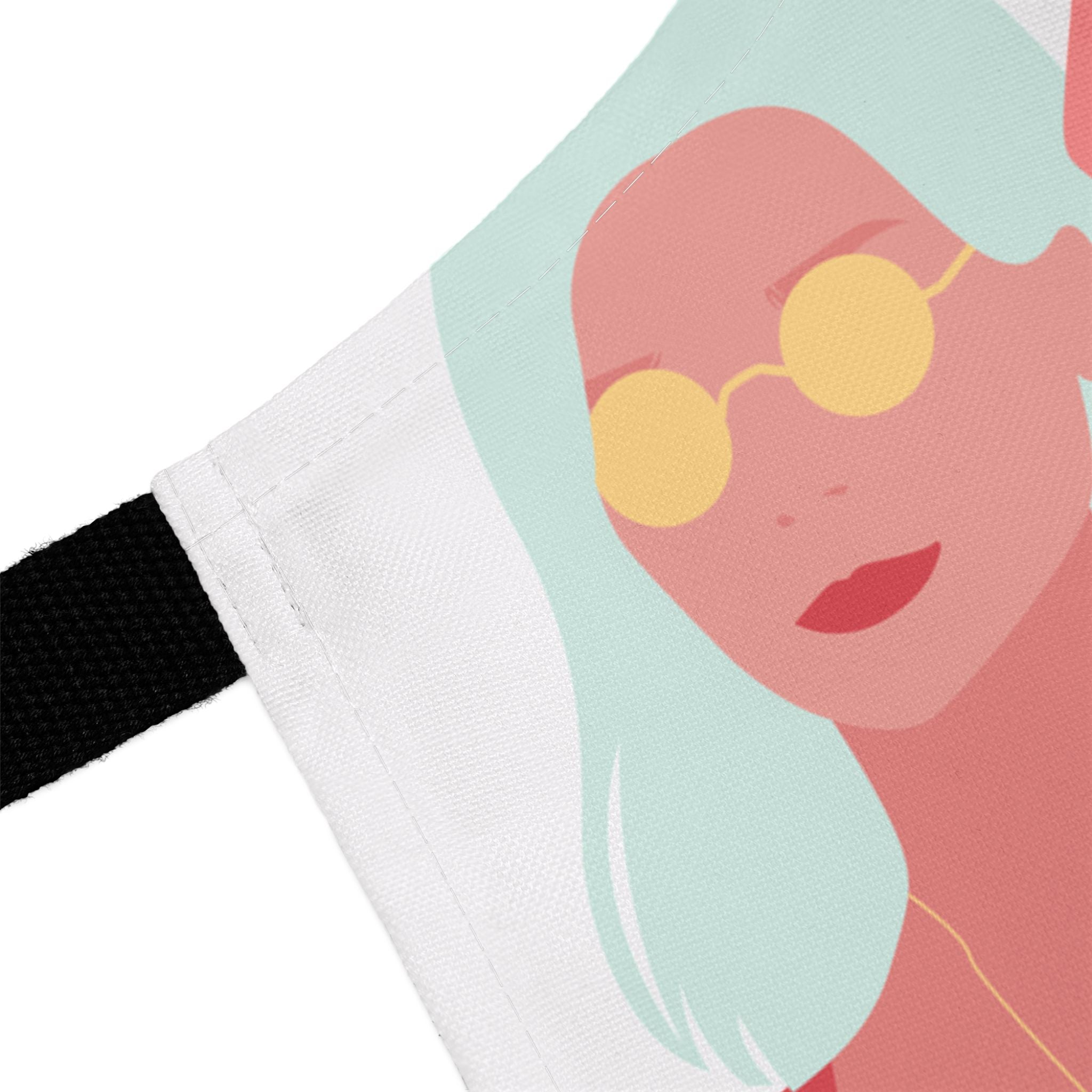 Self Love Club Apron — Colorful Feminine All-Over Print Kitchen Apron