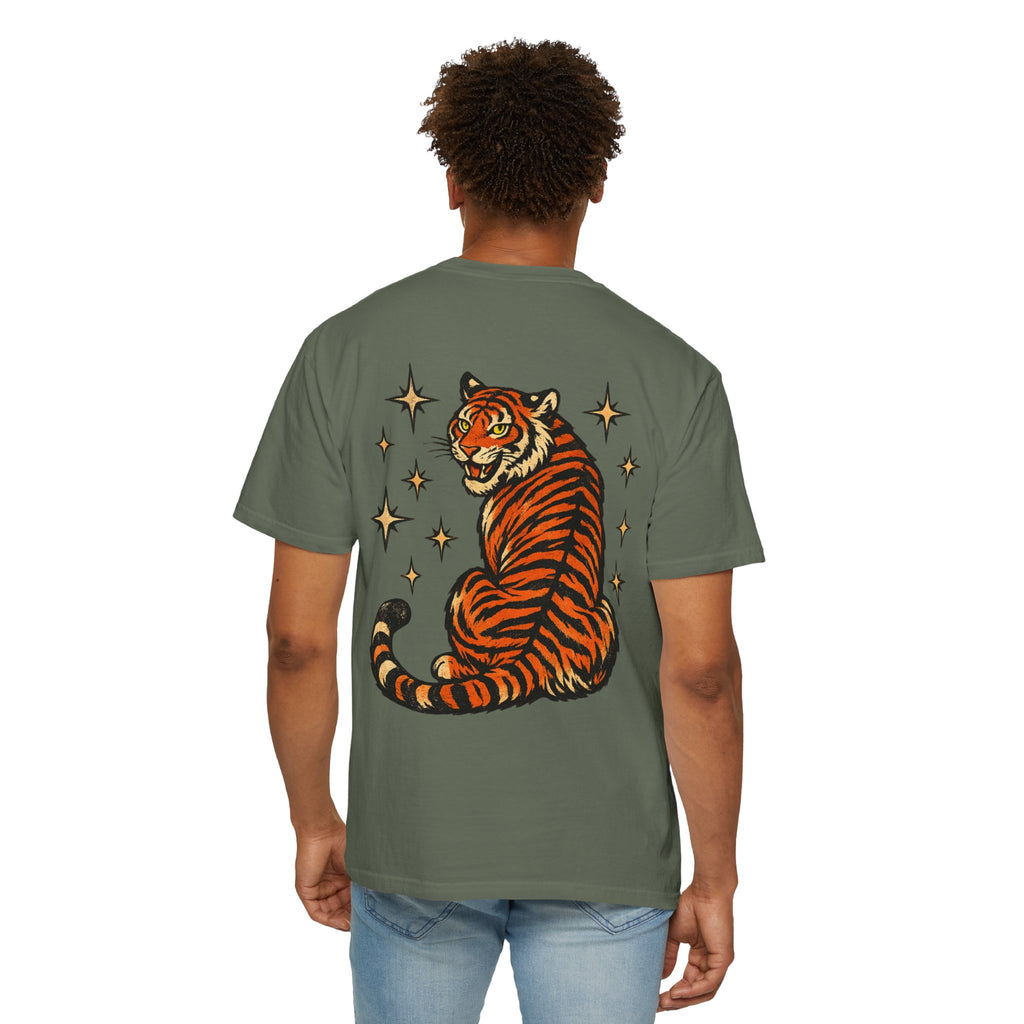 I Will Succeed Tiger T-Shirt — Bold Vintage Rider Graphic Tee