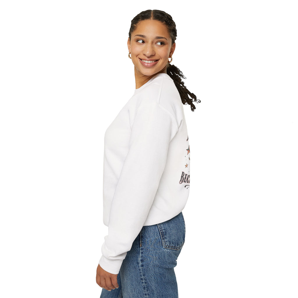 I Will Succeed Because I’m Insane Female Bull Rider Crewneck Sweatshirt