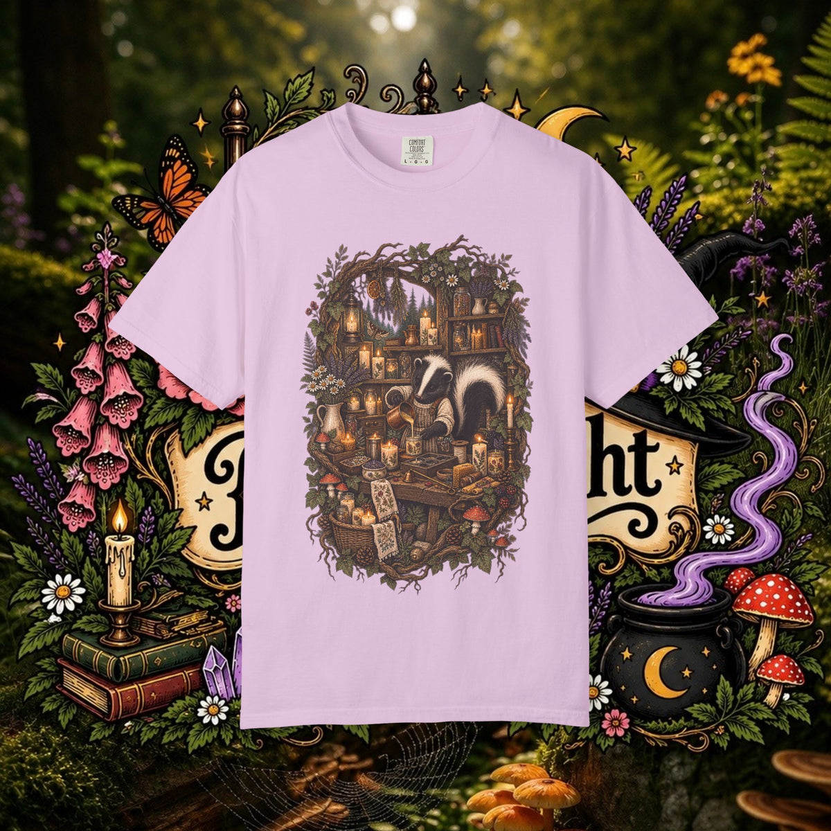 Skunk Candle Maker Oversized T-Shirt