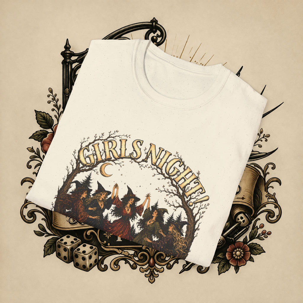 Girls Night T-Shirt — Witchy Bonfire Graphic Tee
