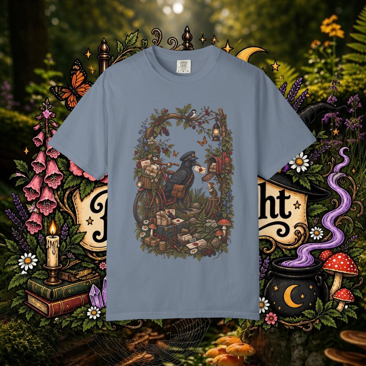 Raven Mail Carrier Oversized T-Shirt