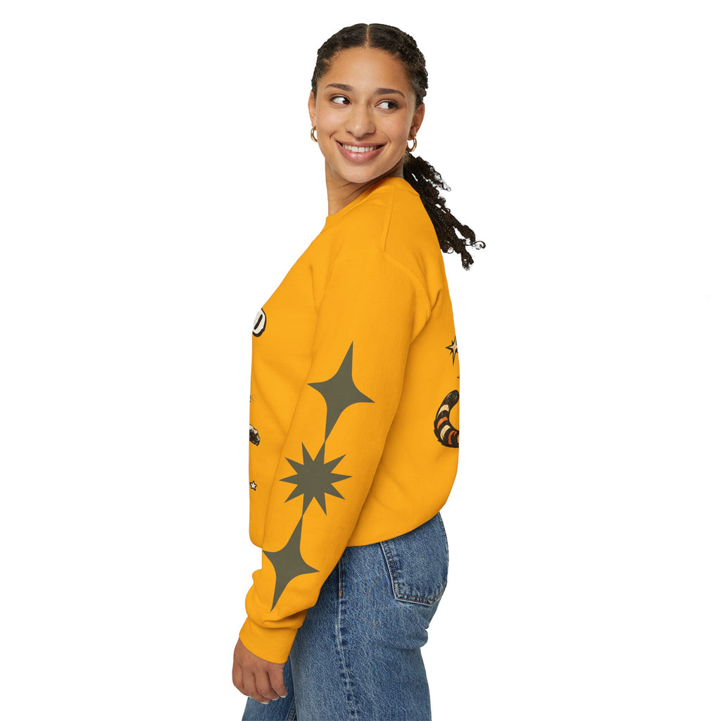 I Will Succeed "Because I Am Insane" Crewneck Sweatshirt — Vintage Tiger Rider Graphic