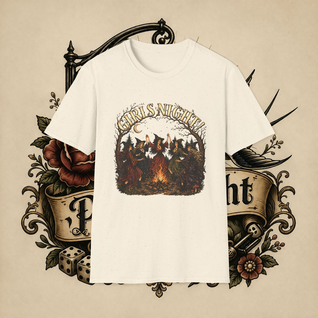 Girls Night T-Shirt — Witchy Bonfire Graphic Tee