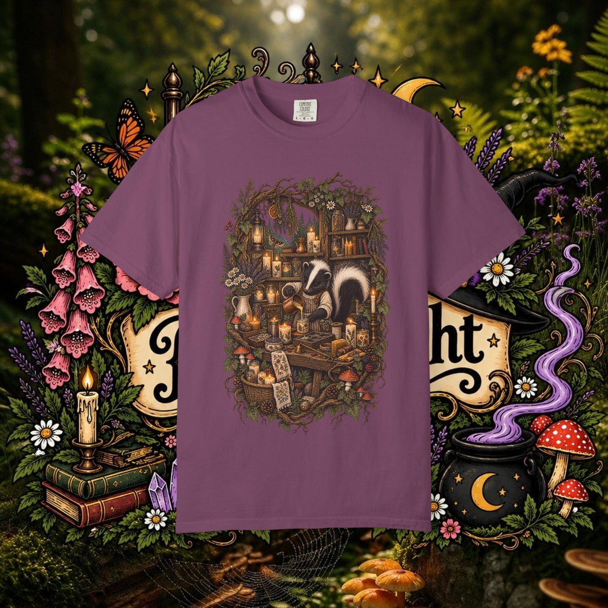 Skunk Candle Maker Oversized T-Shirt