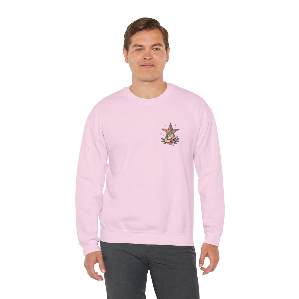 I Will Succeed Because I’m Insane Female Bull Rider Crewneck Sweatshirt