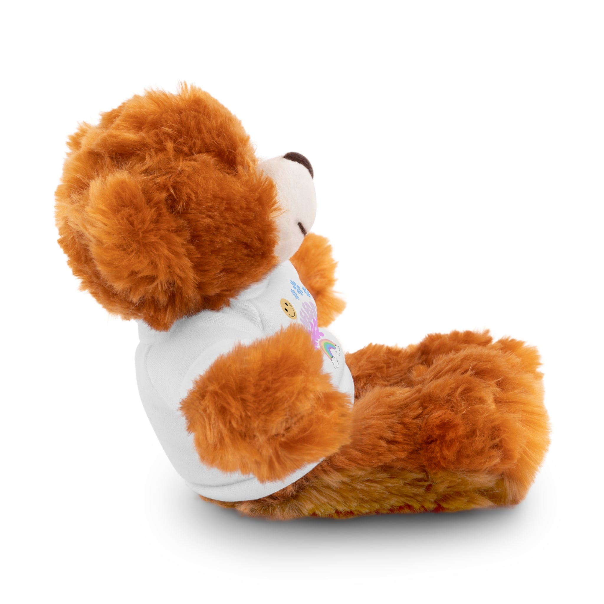 'Fueled by Rage' Teddy Bear Plush — 8" Stuffed Animal with Funny Tee
