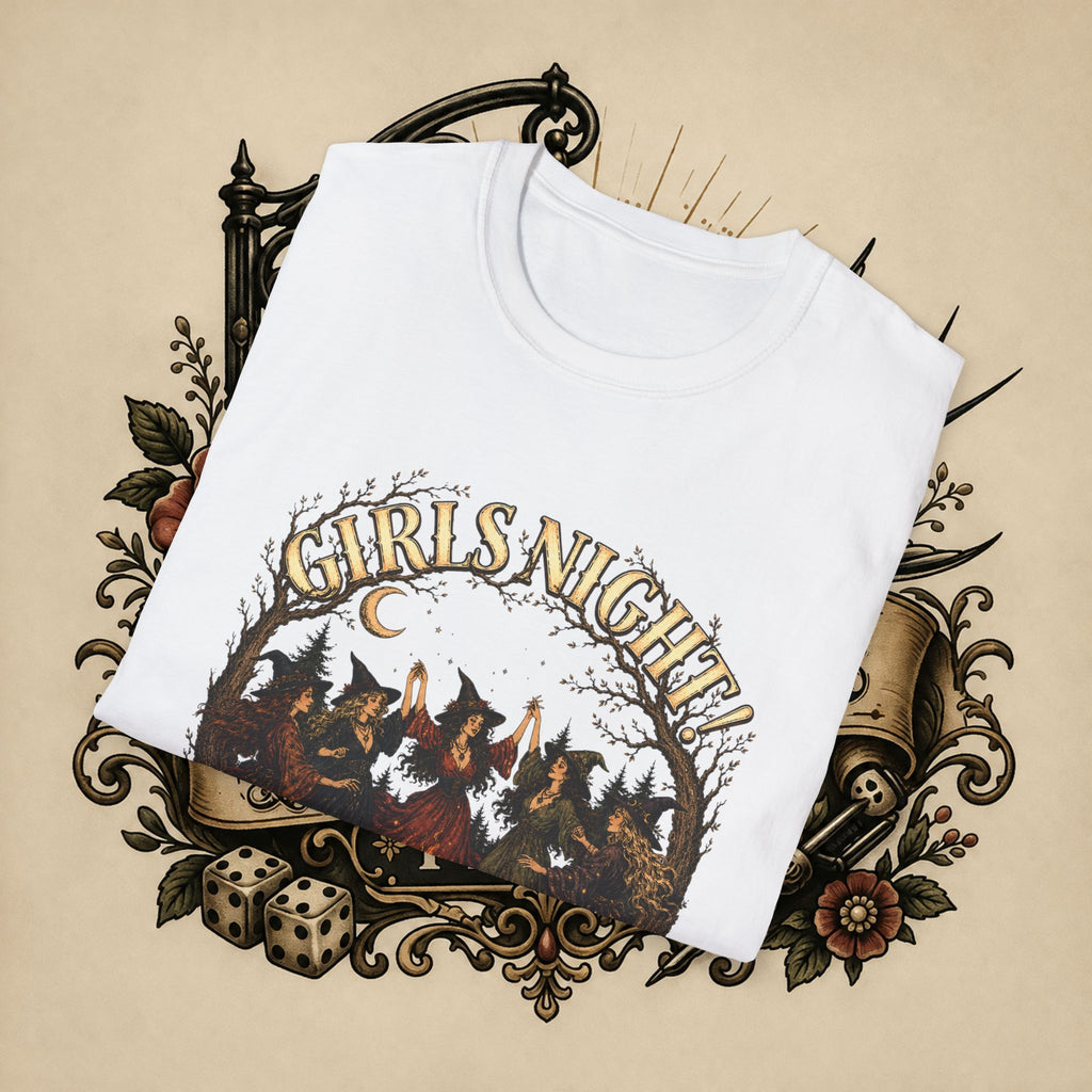 Girls Night T-Shirt — Witchy Bonfire Graphic Tee
