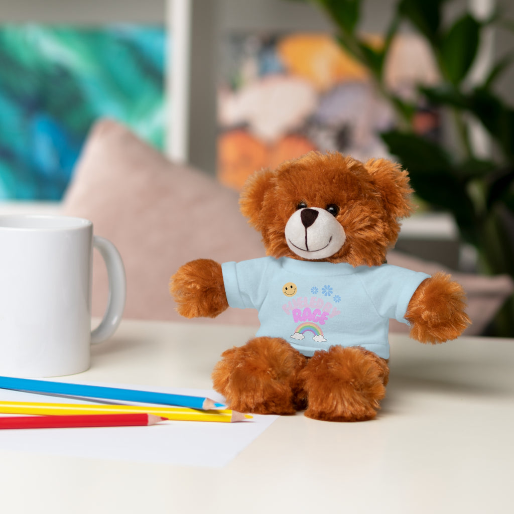 'Fueled by Rage' Teddy Bear Plush — 8" Stuffed Animal with Funny Tee