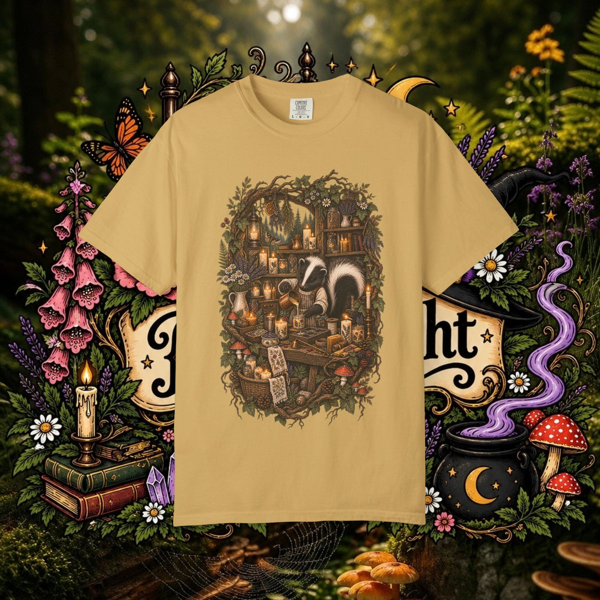 Skunk Candle Maker Oversized T-Shirt