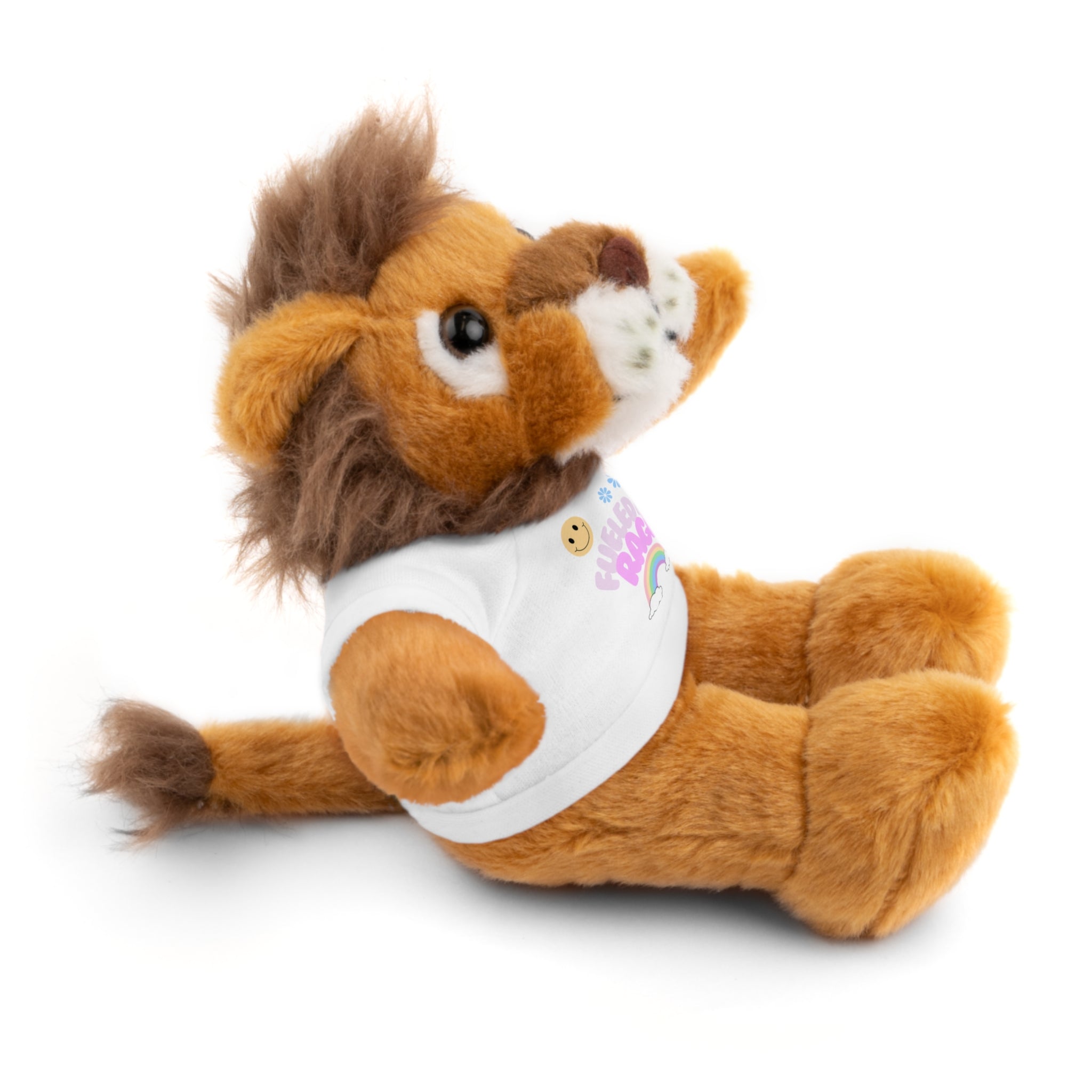 'Fueled by Rage' Teddy Bear Plush — 8" Stuffed Animal with Funny Tee