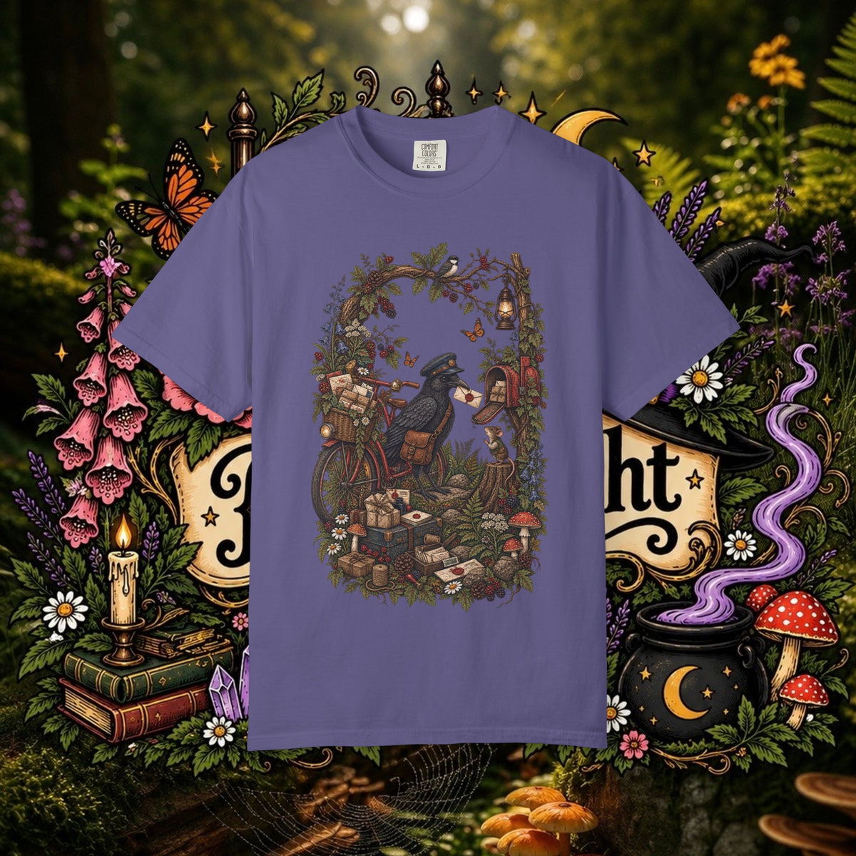 Raven Mail Carrier Oversized T-Shirt