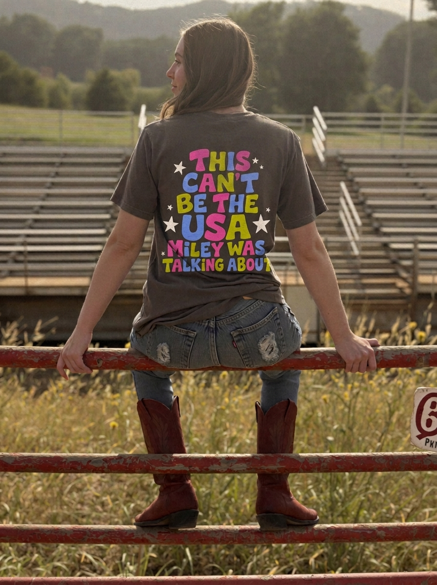 Party USA Tee | Oversized Boxy T-Shirt
