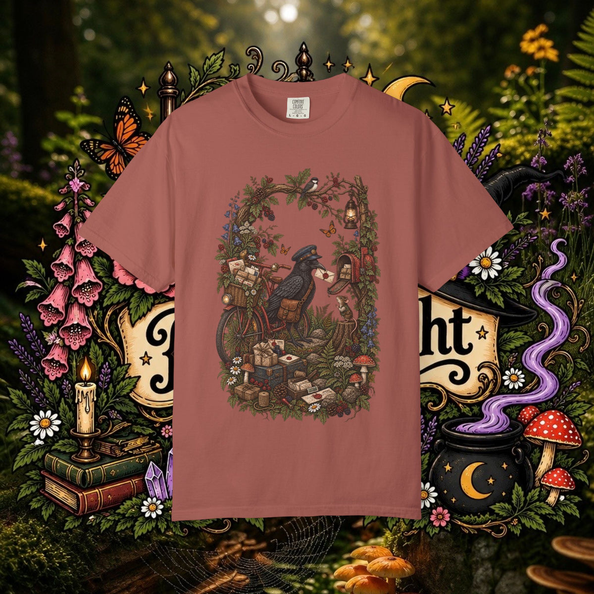 Raven Mail Carrier Oversized T-Shirt
