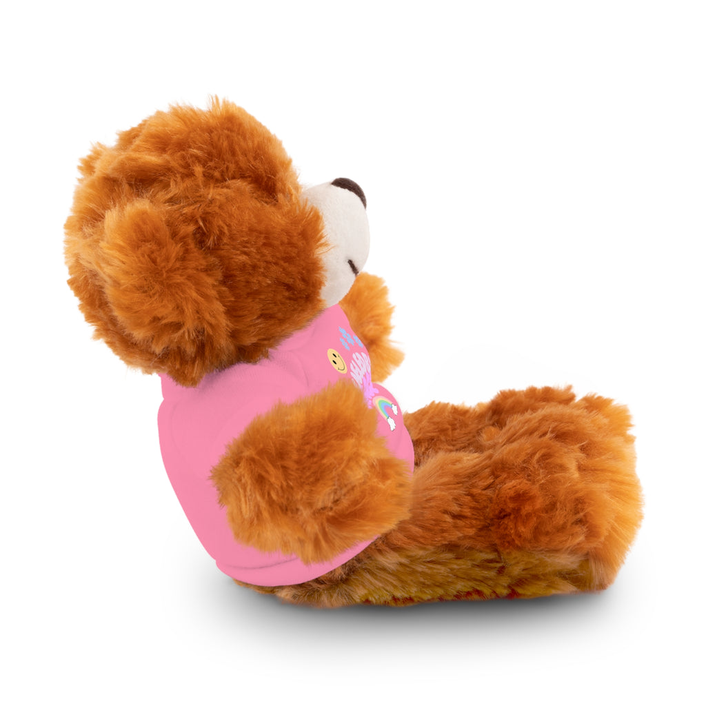 'Fueled by Rage' Teddy Bear Plush — 8" Stuffed Animal with Funny Tee