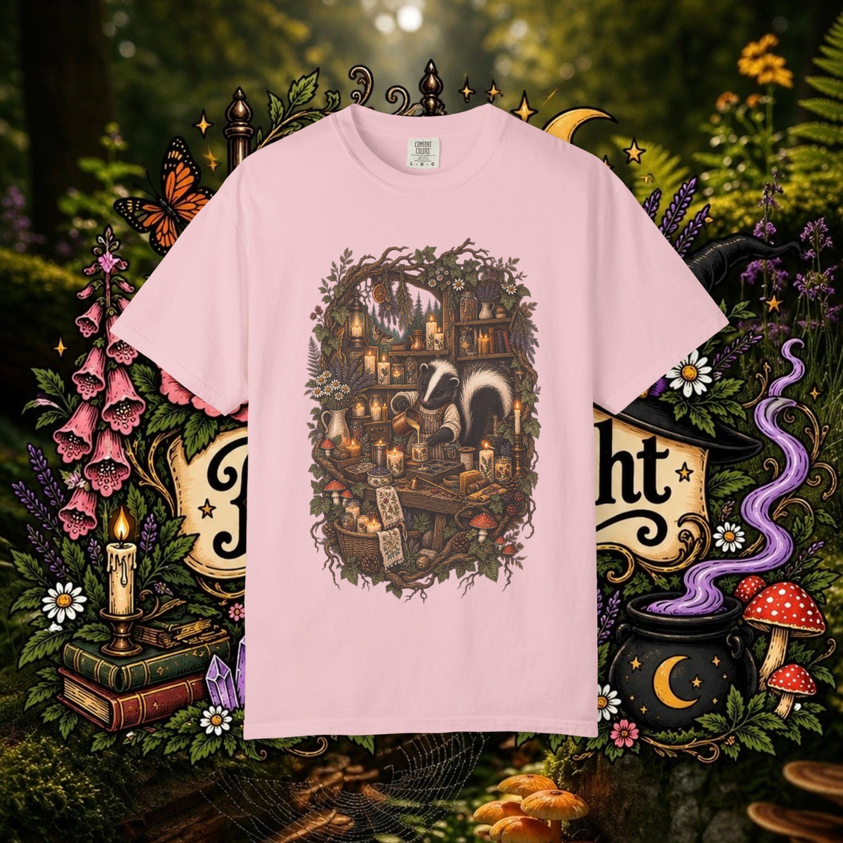 Skunk Candle Maker Oversized T-Shirt