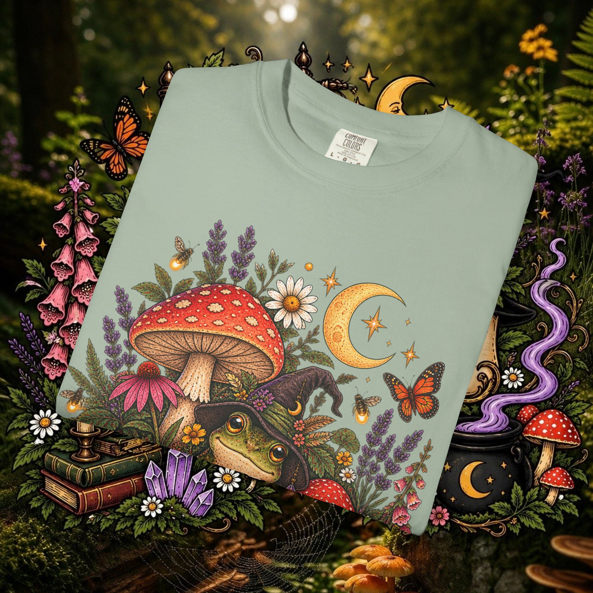 Frog Witch Oversized T-Shirt